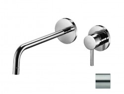 PAFFONI - Light Umyvadlová baterie pod omítku s tělesem, 2-otvorová instalace, nerez (LIG106ST70)