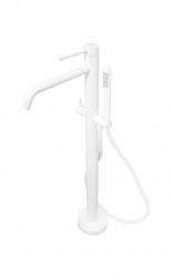 PAFFONI - Light Vanová baterie do podlahy, s příslušenstvím, bílá mat (LIG032BO)