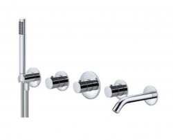 PAFFONI - Modular Box Termostatická baterie pod omítku, pro 2 spotřebiče, chrom (MDE001CR)