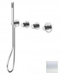 PAFFONI - Modular Box Termostatická baterie pod omítku, pro 2 spotřebiče, matná bílá (MDE000BO)