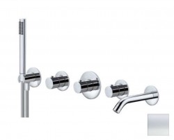 PAFFONI - Modular Box Termostatická baterie pod omítku, pro 2 spotřebiče, matná bílá (MDE001BO)