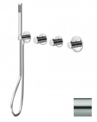 PAFFONI - Modular Box Termostatická baterie pod omítku, pro 2 spotřebiče, nerez (MDE000ST)