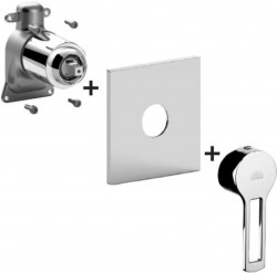 PAFFONI - Ringo Baterie pod omítku pro 1 spotřebič, chrom (RINBOX010CR)