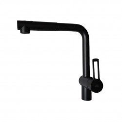 PAFFONI - Ringo Dřezová baterie s výsuvnou sprškou, černá mat (RIN285NO)