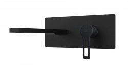 PAFFONI - Ringo Umyvadlová baterie pod omítku s tělesem, matná černá (RIN104NO)