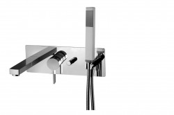 PAFFONI - Rock Baterie pod omítku s příslušenstvím a tělesem, chrom (RO001CR)