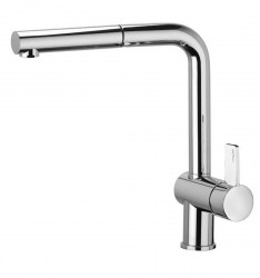 PAFFONI - Rock Dřezová baterie s výsuvnou sprškou, chrom (RO185CR)