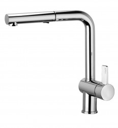 PAFFONI - Rock Dřezová baterie s výsuvnou sprškou, chrom (RO285CR)