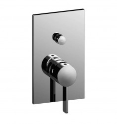 PAFFONI - Rock Sprchová baterie pod omítku s tělesem, pro 2 spotřebiče, chrom (RO015CR)