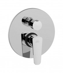 PAFFONI - Sly Baterie pod omítku s tělesem, pro 2 spotřebiče, chrom (SY018CR)