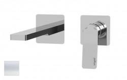 PAFFONI - Tilt Umyvadlová baterie pod omítku s tělesem, 2-otvorová instalace, matná bílá (TI104BO70)