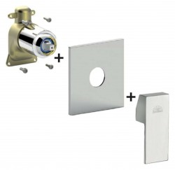 PAFFONI - West Baterie pod omítku pro 1 spotřebič, chrom (WSBOX010CR)