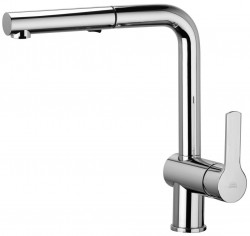 PAFFONI - West Dřezová baterie s výsuvnou sprškou, chrom (WS285CR)