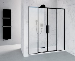 POLYSAN - ALTIS BLACK posuvné dveře 1770-1810, výška 2000, čiré sklo (AL4512B)