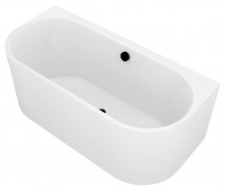 POLYSAN - ASTRA DL MONOLITH nástěnná stojící vana 160x75x60cm, bílá (33611MDL)