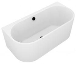 POLYSAN - ASTRA DR MONOLITH nástěnná stojící vana 160x75x60cm, bílá (34611MDR)
