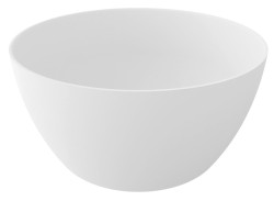 POLYSAN - AVELOR volně stojící vana litý mramor ø115x55cm, bílá mat (93878)