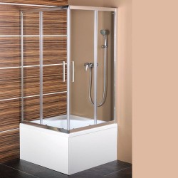 POLYSAN - CARMEN čtvercová sprchová zástěna 900x900x1500, čiré sklo (MD5115)