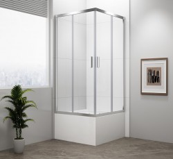 POLYSAN - CARMEN čtvercová sprchová zástěna 900x900x1650, čiré sklo (MD5116)