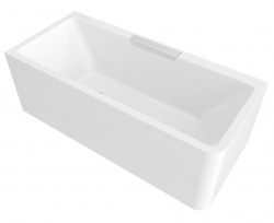 POLYSAN - CASCATA L MONOLITH obdélníková vana 180x80x60cm, kaskáda nerez (73836ML.100)