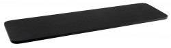 POLYSAN - DELONIX polička na vanu, 86x20 cm, černá (73313)