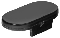 POLYSAN - EASY BLACK krytka oválná (ND712B)