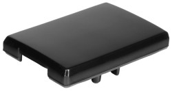 POLYSAN - EASY BLACK krytka stěnového profilu boční stěny (ND369B)