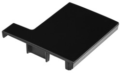 POLYSAN - EASY BLACK krytka stěnového profilu, levá (NDAE468LB)