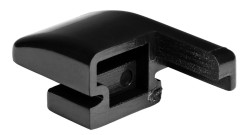 POLYSAN - EASY BLACK úchyt pevného skla, levý (NDAE079LB)