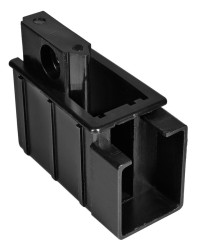 POLYSAN - EASY BLACK vložka pro uchycení pojezdového profilu, levá (NDAE466LB)