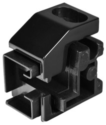 POLYSAN - EASY BLACK vložka pro uchycení spojovacího profilu, levá (ND715RB)
