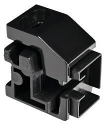 POLYSAN - EASY BLACK vložka pro uchycení spojovacího profilu, pravá (ND715LB)
