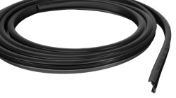 POLYSAN - EASY BLACK zamačkávací těsnění boční stěny 1900 (ND022B)