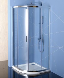 POLYSAN - EASY čtvrtkruhová sprchová zástěna 900x900, L/R, čiré sklo (EL2615)