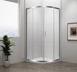 POLYSAN - EASY čtvrtkruhová sprchová zástěna 900x900, L/R, čiré sklo (EL2615)