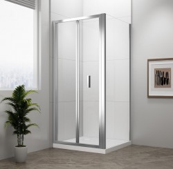 POLYSAN - EASY obdélníkový sprchový kout 900x700, skládací dveře, L/P varianta, čiré sklo (EL1990EL3115)