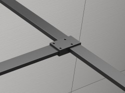 POLYSAN - ESCA T- spojka vzpěr, černá (ES7525)