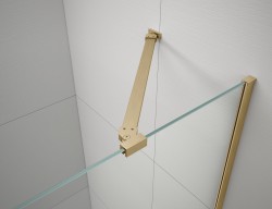 POLYSAN - FISA stěnový profil a vzpěra, zlato mat (FS8042)