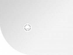 POLYSAN - FLEXIA vanička z litého mramoru čtvrtkruh, s možností úpravy rozměru, 120x90cm, R550, pravá (91391)