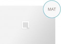 POLYSAN - FLEXIA vanička z litého mramoru s možností úpravy rozměru, 130x90cm, bílá mat (72896MAT)