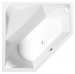 POLYSAN - FLOSS rohová vana 145x145x50cm, bílá (98611)