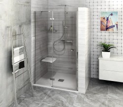 POLYSAN - FORTIS sprchové dveře do niky 1000, čiré sklo, levé (FL1410L)