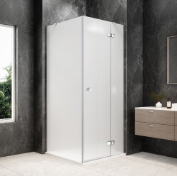 POLYSAN - GLOBE CHROME čtvercový sprchový kout 900x900, matné sklo, pravé (GB1090-3315MRC)