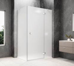 POLYSAN - GLOBE CHROME obdélníkový sprchový kout 800x900, matné sklo, pravé (GB1080-3315MRC)