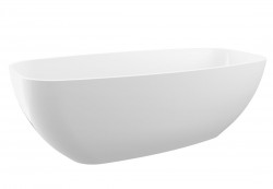 POLYSAN - IPANEMA volně stojící vana litý mramor 168x72x49cm, bílá (69911)