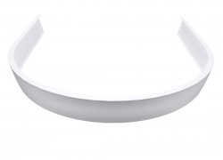 POLYSAN - ISA 90 čelní panel, bílá (50812)