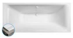 POLYSAN - KALDERA SLIM obdélníková vana 180x80x40cm, bílá (60611S)