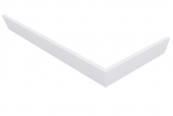 POLYSAN - KARIA 120x90 rohový panel, výška 11cm, levý (49812L)