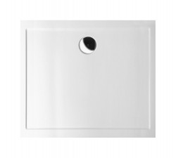 POLYSAN - KARIA sprchová vanička z litého mramoru, obdélník 80x70cm, bílá (11091)
