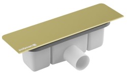 POLYSAN - KAZUKO vaničkový sifon, DN40, krytka zlato (26357)